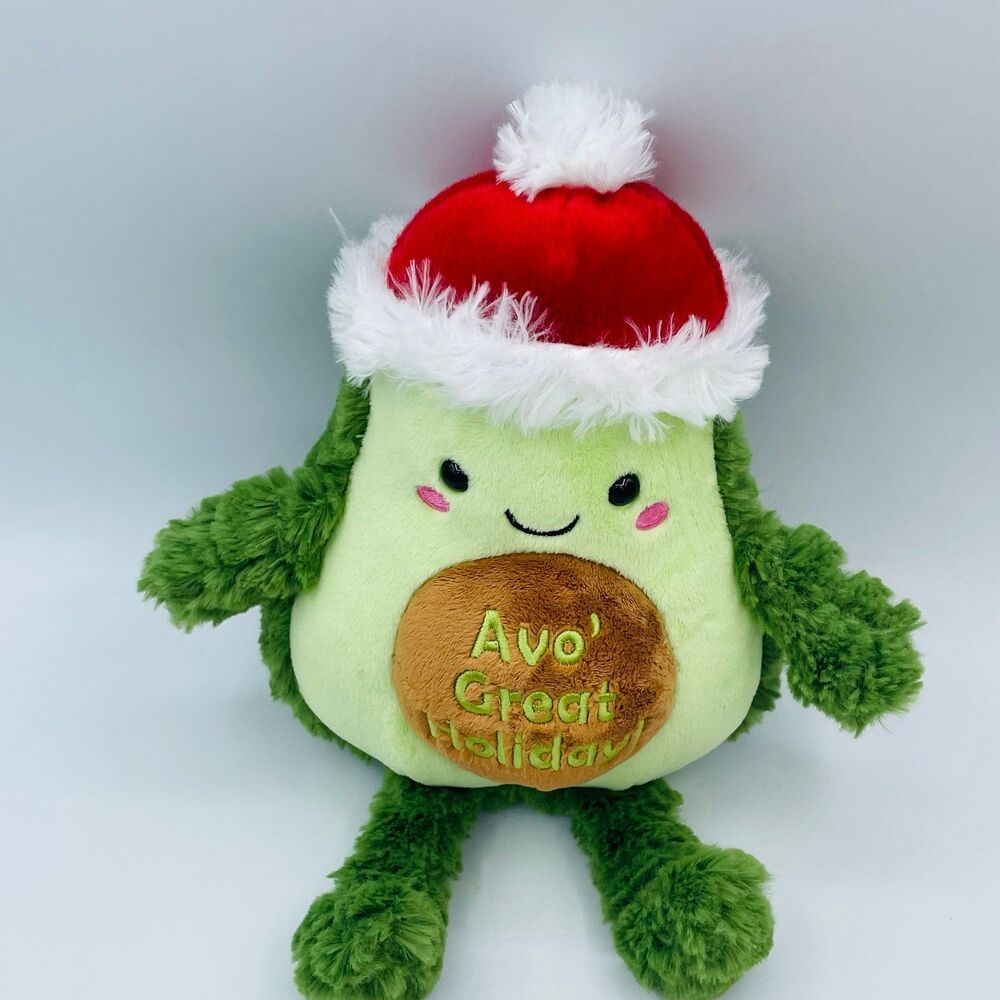 AURORA Plush Stuffed Avocado Toy Christmas 'Avo Great Holiday - Picture 4 of 7